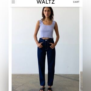 Waltz Studio Carrot Straight Jean in Indigo Size L (see Measurements)
